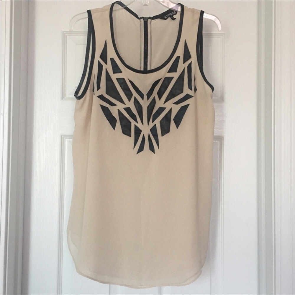 Express cream color tank